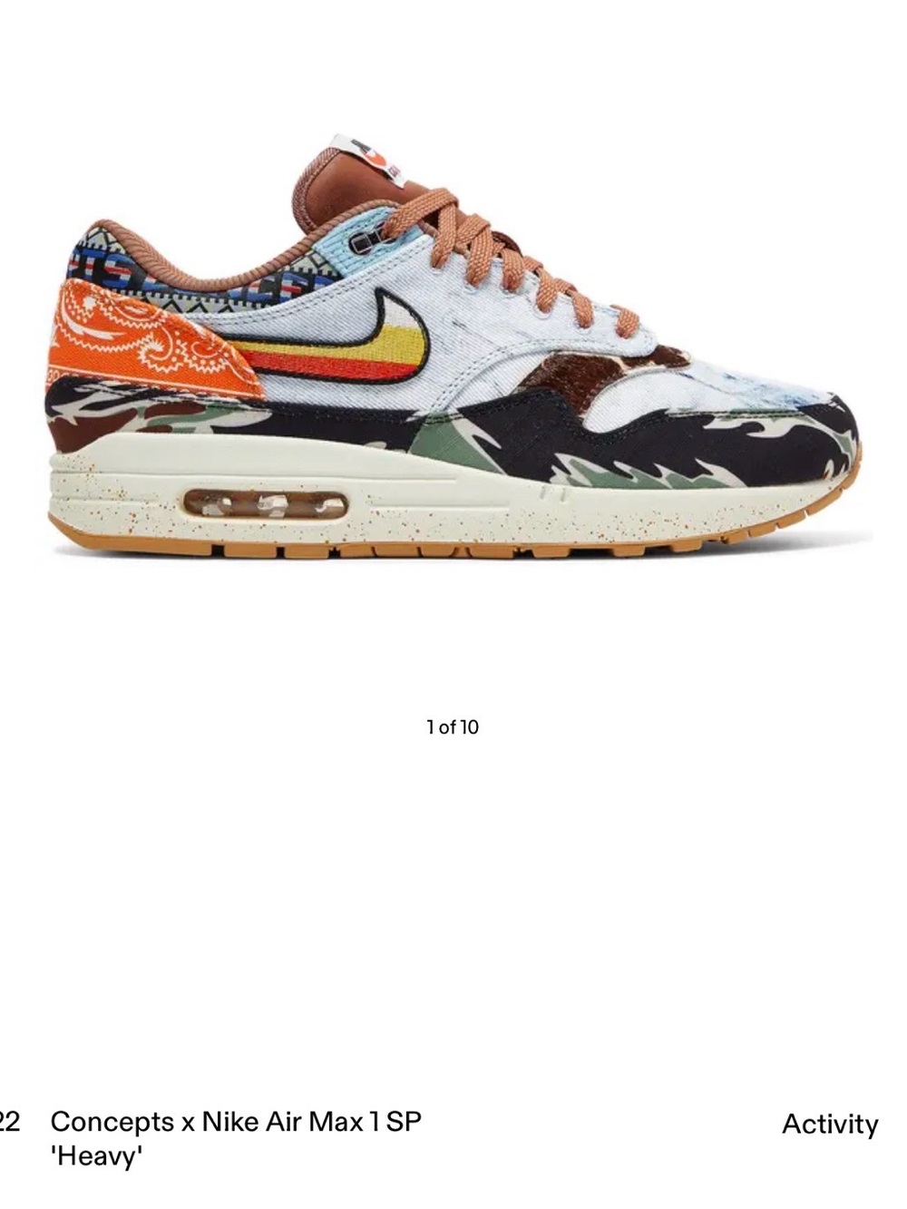 Concepts x Nike Air Max 1 SP 'Heavy' - Picture 4 of 4